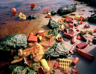 Illustration for article titled Artist's Trash Exhibitions Depict A Planet Colonized By Plastic